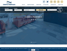 Tablet Screenshot of hotelcostaportals.com